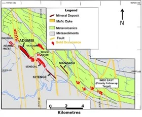 Target Deposits within Imbo, East of the Ngayu Belt